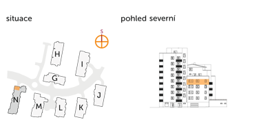 Apartment 3+kk, 4. floor, balcony