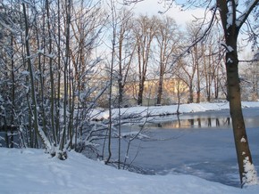 Zámecký park – zima