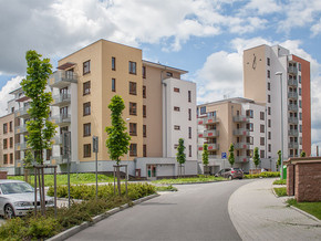 View at Lilie and Mateřídouška building