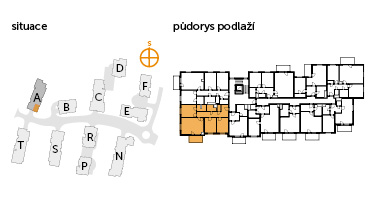 Apartment 4+kk, 4. floor, balcony